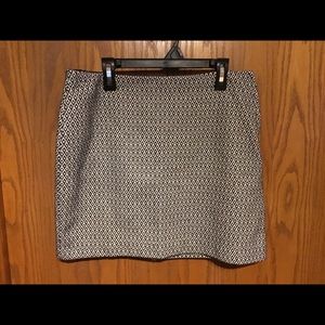 Gap Black and White Skirt, size 4